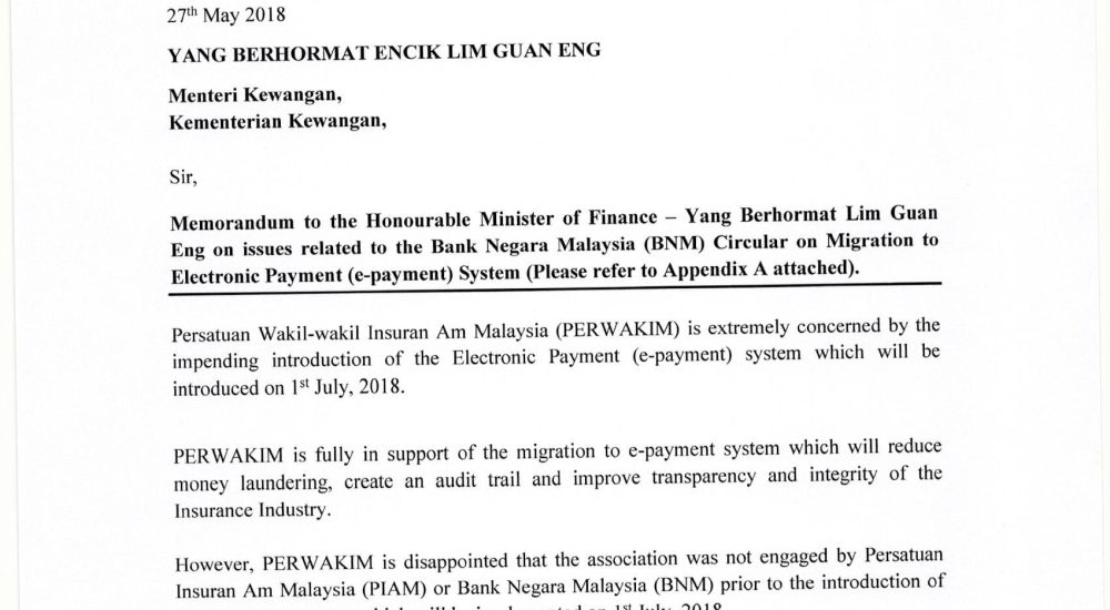 Perwakim Memorandum to LGE